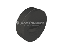 Заглушка с ручкой H Grill'D ОС 0,5 мм D250 черный (порошковая краска)