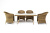Обеденная группа 4SIS Латте-140 R Цвет: соломенный