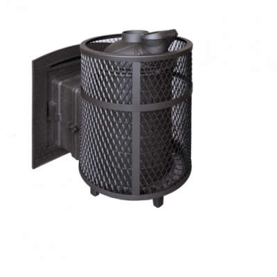 Банная печь Прометалл Атмосфера L с сеткой нержавейкой