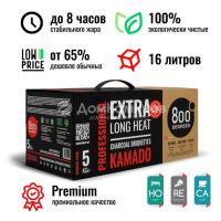 Угольные брикеты Kamado 800 Degrees Kamado Pini-Kay, коробка 5 кг