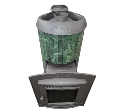 Печь для бани в камне Атмосфера Про Змеевик