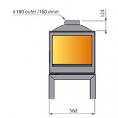 Отопительная печь Liseo Castiron LCI 5 G4 Stove Отопительная печь Liseo Castiron LCI 5 G4 Stove