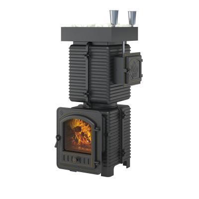 Печь для бани Эверест "Легкий пар Профи" под обкладку Б/В (по-серому) диаметр дымохода: 120 мм Печь для бани Эверест "Легкий пар Профи" под обкладку Б/В (по-серому) диаметр дымохода: 120 мм