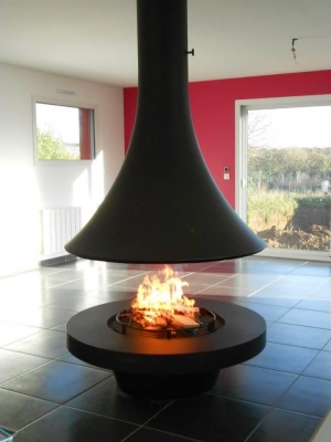 Центральный камин Bordelet Eva 992 Открытый