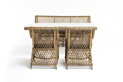 Обеденная группа 4SIS Катания на 4 персоны Цвет: соломенный Обеденная группа 4SIS Катания на 4 персоны Цвет: соломенный