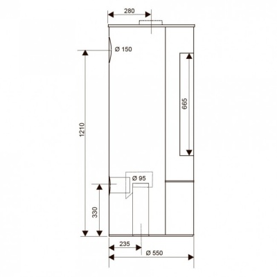 Отопительная печь Supra Maud Отопительная печь Supra Maud