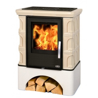 Печь-камин ABX IBERIA KI, с теплообменником, с допуском воздуха (торф)