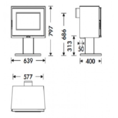 Печь-камин Panadero Verne Печь-камин Panadero Verne