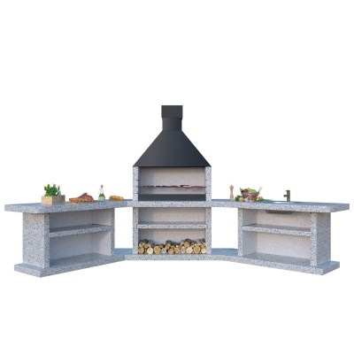 Угловой Барбекю Комплекс Grand