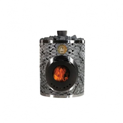 Дровяная печь для сауны IKI Mini со стеклянной дверцей