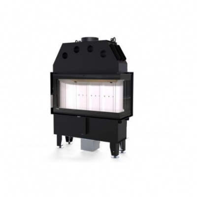 Топка Defro Home Intra Slim ME угловая, 8 кВт, 834/465/337мм