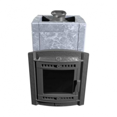 Печь банная Прометалл Атмосфера L+ в облицовке Талькохлорит