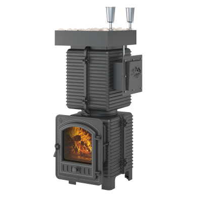 Печь для бани Эверест "Легкий пар Профи" под обкладку Б/В (чугунная закрытая каменка) диаметр дымохода: 120 мм Печь для бани Эверест "Легкий пар Профи" под обкладку Б/В (чугунная закрытая каменка) диаметр дымохода: 120 мм