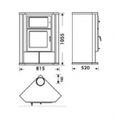 Печь-камин Panadero Coimbra