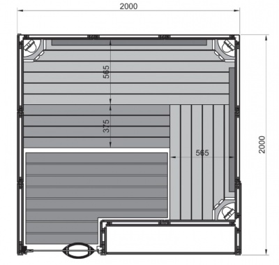 Сауна Модерн 12 Сауна Модерн 12
