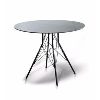 Интерьерный стол 4SIS Конте круглый Ø80 Цвет: серый гранит