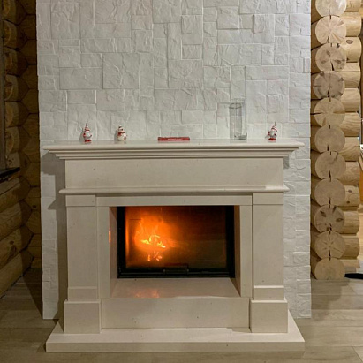 Мраморный портал Астов к304 с топкой пс 10057