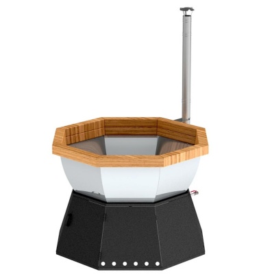 Банный чан 8 граней с ветрозащитой AISI 430