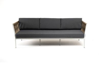 Диван 4SIS Касабланка 3-местный из роупа Цвет: светло-серый (RAL7035) муар, серо-коричневый, серый Диван 4SIS Касабланка 3-местный из роупа Цвет: светло-серый (RAL7035) муар, серо-коричневый, серый