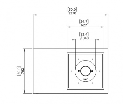 Биокамин стол Манхэтон