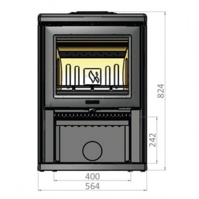 Печь-камин Keddy K700, черный Печь-камин Keddy K700, черный