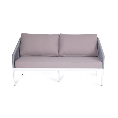 Диван 4SIS Канны двухместный из роупа Цвет: светло-серый Диван 4SIS Канны двухместный из роупа Цвет: светло-серый