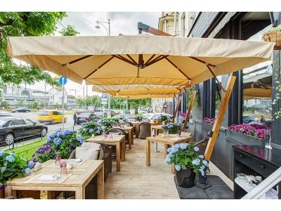 Зонт на деревянной опоре 4SIS Ливорно Зонт на деревянной опоре 4SIS Ливорно