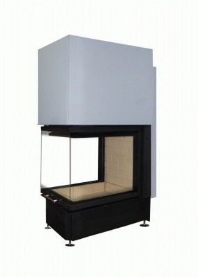 Каминная топка Экокамин ДЕЛЬТА 700 три стекла