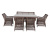 Обеденная группа 4SIS Катания на 6 персон Цвет: коричневый Обеденная группа 4SIS Катания на 6 персон Цвет: коричневый