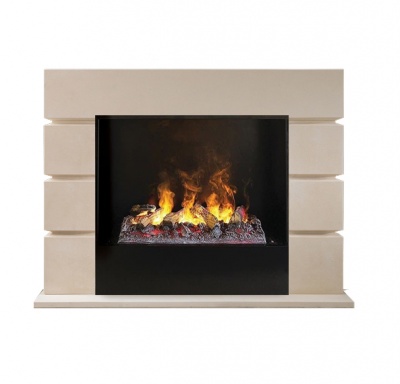 Мраморный электрокамин Вижн