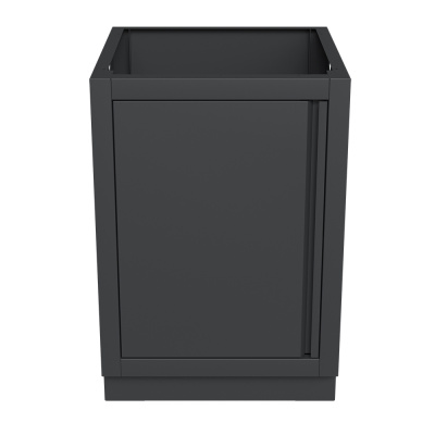 Тумба универсальная с дверцей и полкой 460 Черная