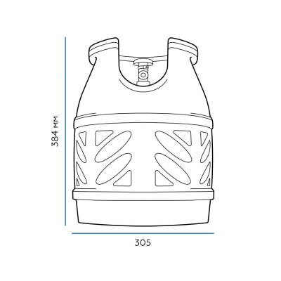 Композитный газовый баллон Ragasco 12,5