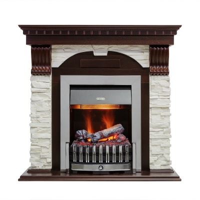 Каминокомплект Dublin Сланец Denville Темный дуб Каминокомплект Dublin Сланец Denville Темный дуб