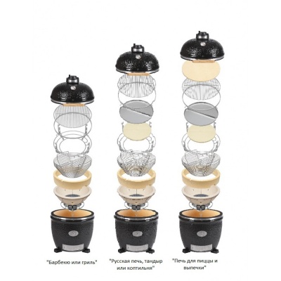 Гриль Monolith LeCHEF PRO Встраиваемый Черный