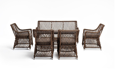 Лаунж-зона 4SIS Асти на 6 персон Цвет: коричневый Лаунж-зона 4SIS Асти на 6 персон Цвет: коричневый