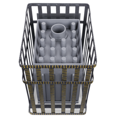 Печь для бани чугунная Гефест Гроза в сетке 24 (М) Печь для бани чугунная Гефест Гроза в сетке 24 (М)