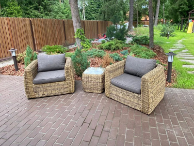 Кофейный столик 4SIS Кальяри (гиацинт) Цвет: соломенный Кофейный столик 4SIS Кальяри (гиацинт) Цвет: соломенный