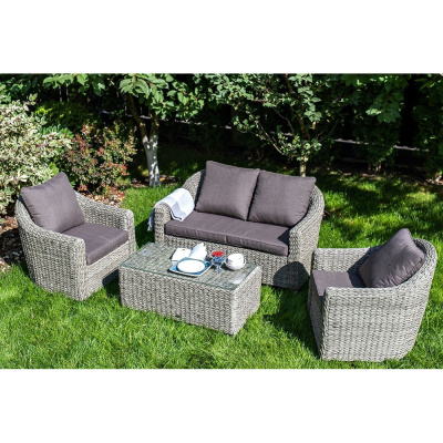 Комплект садовой мебели 4SIS Кон Панна (гиацинт) Цвет: графит Комплект садовой мебели 4SIS Кон Панна (гиацинт) Цвет: графит