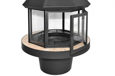 Островной камин LUGO