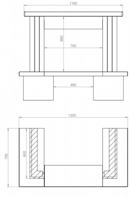 Каминная облицовка Madeira Emilia