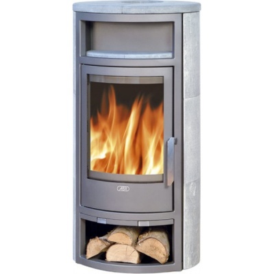 Печь-камин ABX Polar 6 (гранит кашмир с верхней плитой)