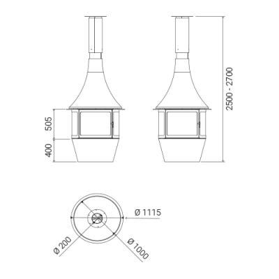 Камин Traforart Lorena с дровницей Камин Traforart Lorena с дровницей