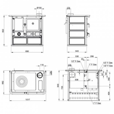 Варочная плита LaNordica Termo Rosa D.S.A