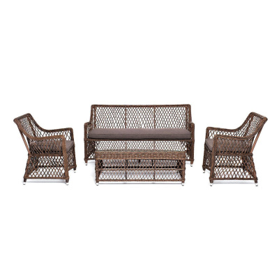 Лаунж-зона 4SIS Асти на 4 персоны Цвет: коричневый