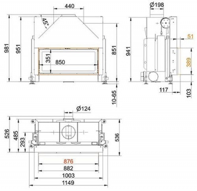 Каминная топка Brunner Architecture AK 38/86 