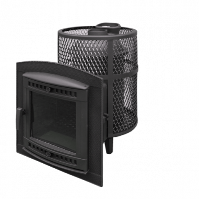 Банная печь Прометалл Атмосфера L с сеткой нержавейкой