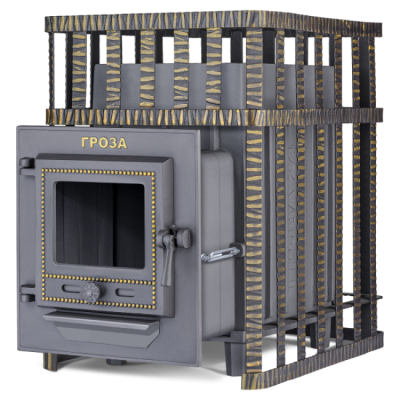 Печь для бани чугунная Гефест Гроза в сетке 24 (М) Печь для бани чугунная Гефест Гроза в сетке 24 (М)