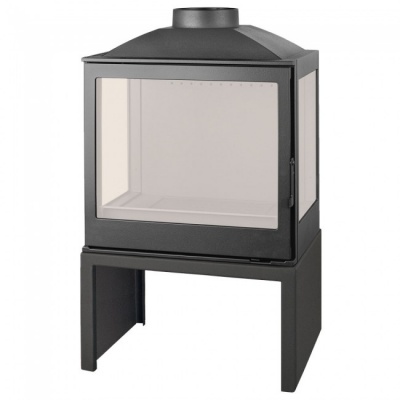 Отопительная печь Liseo Castiron LCI 5 GFLR Stove, два боковых стекла Отопительная печь Liseo Castiron LCI 5 GFLR Stove, два боковых стекла