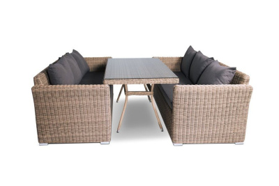 Обеденная группа 4SIS Мокко Дабл Цвет: соломенный Обеденная группа 4SIS Мокко Дабл Цвет: соломенный