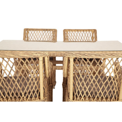 Обеденная группа 4SIS Латте Цвет: соломенный